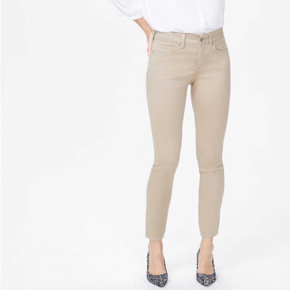 NWT NYDJ Ami Super Sculpting Skinny Jean Tan 0